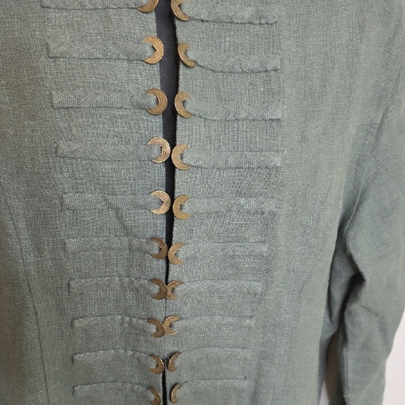 Soft Surroundings Sage Blazer/ Coat Size Medium - Picture 3 of 7